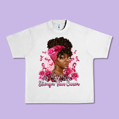 Stronger Than Cancer Urban Heavy Tee Designed By Artiststas