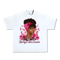 White stronger than cancer Urban Heavy Tee - Artiststas
