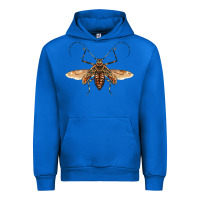 Cobalt acrocinus beetle with wings Urban Hoodie - LillyAllenDesigns