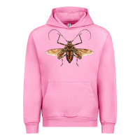 Fuchsia Pink acrocinus beetle with wings Urban Hoodie - LillyAllenDesigns