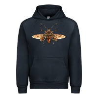 Navy acrocinus beetle with wings Urban Hoodie - LillyAllenDesigns