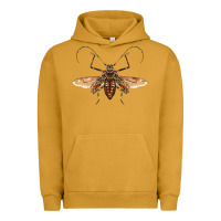 Pigment Peanut Butter acrocinus beetle with wings Urban Hoodie - LillyAllenDesigns