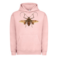 Pigment Salmon acrocinus beetle with wings Urban Hoodie - LillyAllenDesigns
