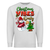 Dove Grey christmas vibes only Premium Sweatshirt - BundleAndBundleShop