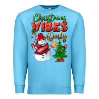 Ocean Blue christmas vibes only Premium Sweatshirt - BundleAndBundleShop