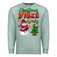 Seafoam christmas vibes only Premium Sweatshirt - BundleAndBundleShop