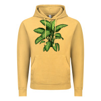 Vintage Mustard Dumb Cane Vintage Hoodie - LillyAllenDesigns
