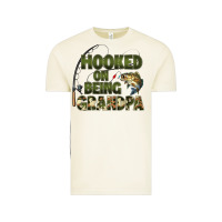 Vintage Arctic fish lures hooked on being grandpa Vintage Tee - Artiststas