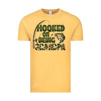 Vintage Mustard fish lures hooked on being grandpa Vintage Tee - Artiststas
