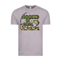 Vintage Zinc fish lures hooked on being grandpa Vintage Tee - Artiststas