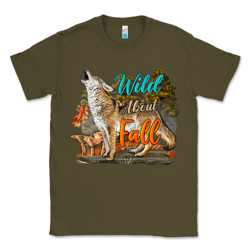Wild About Fall Coyote Classic Tee by LillyAllenDesigns | Teevron
