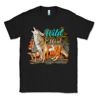 Black Wild About Fall Coyote Classic Tee - LillyAllenDesigns
