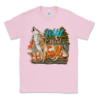 Bubblegum Pink Wild About Fall Coyote Classic Tee - LillyAllenDesigns