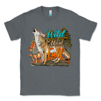 Charcoal Heather Wild About Fall Coyote Classic Tee - LillyAllenDesigns