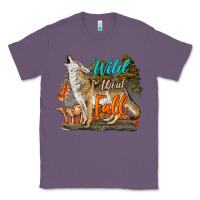 Lavender Wild About Fall Coyote Classic Tee - LillyAllenDesigns