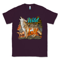 Plum Wild About Fall Coyote Classic Tee - LillyAllenDesigns