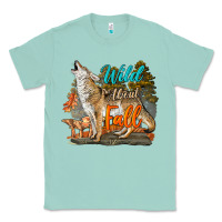 Seafoam Wild About Fall Coyote Classic Tee - LillyAllenDesigns