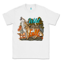 White Wild About Fall Coyote Classic Tee - LillyAllenDesigns