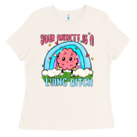 Bone your anxıett is a lying bitch malia Ladies Tee - MaliasSmallBusiness