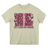 Mossy overcome through courage strength  malia Heavy Core Tee - MaliasSmallBusiness