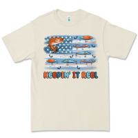 Bone fishing lure flag keepin' it reel Premium Tee - MaliasSmallBusiness