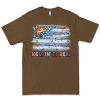 Cacao fishing lure flag keepin' it reel Premium Tee - MaliasSmallBusiness