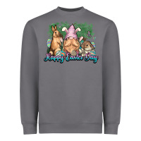 Storm Gnome bunny Happy Easter Day Heavyweight Sweatshirt - HowdyJamesFarm