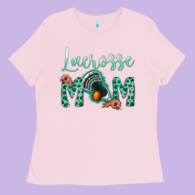 Lacrose Mom Ladies Tee Designed By Jasminsmagicworld