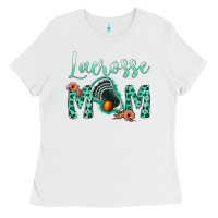 White lacrose mom Ladies Tee - Jasminsmagicworld