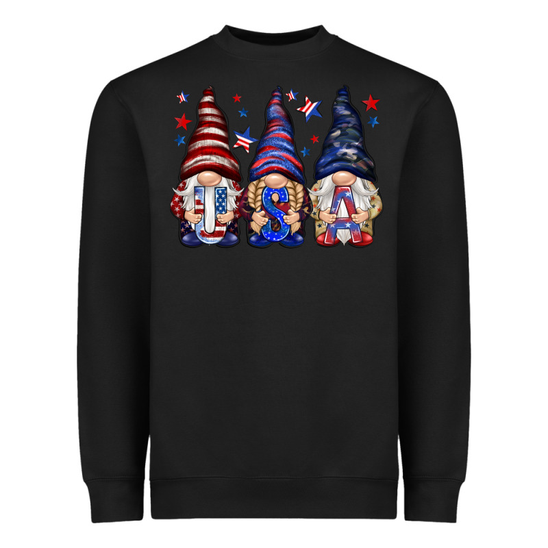 Usa Gnomies 4th Of July Heavyweight Sweatshirt by HowdyJamesFarm | Teevron