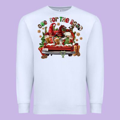 One For The Road Coffee Premium Sweatshirt Designed By Fadigitalartstudio