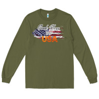 Army Green God Bless The USA Long Sleeve Tee - Bettercallsaul