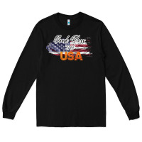 Black God Bless The USA Long Sleeve Tee - Bettercallsaul