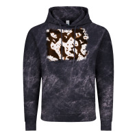 Cloud Black cowhide Vintage Hoodie - RanaPortraitStore