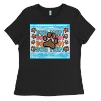 Black dog mom Ladies Tee - MaliasSmallBusiness