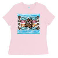 Bubblegum Pink dog mom Ladies Tee - MaliasSmallBusiness