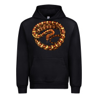 Black Corn Snake Illustrations Urban Hoodie - LillyAllenDesigns