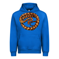 Cobalt Corn Snake Illustrations Urban Hoodie - LillyAllenDesigns