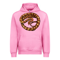 Fuchsia Pink Corn Snake Illustrations Urban Hoodie - LillyAllenDesigns