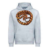 Heather Grey Corn Snake Illustrations Urban Hoodie - LillyAllenDesigns