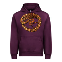 Mauve Wine Corn Snake Illustrations Urban Hoodie - LillyAllenDesigns