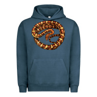 Pigment Midnight Navy Corn Snake Illustrations Urban Hoodie - LillyAllenDesigns
