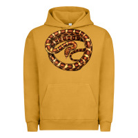 Pigment Peanut Butter Corn Snake Illustrations Urban Hoodie - LillyAllenDesigns