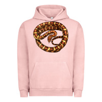 Pigment Salmon Corn Snake Illustrations Urban Hoodie - LillyAllenDesigns