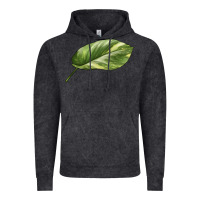 Vintage Black Golden Pothos Leaf Vintage Hoodie - LillyAllenDesigns