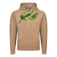 Vintage Coffee Golden Pothos Leaf Vintage Hoodie - LillyAllenDesigns