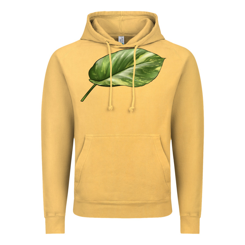 Golden Pothos Leaf Vintage Hoodie by LillyAllenDesigns | Teevron