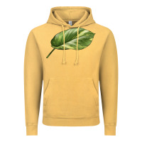 Vintage Mustard Golden Pothos Leaf Vintage Hoodie - LillyAllenDesigns