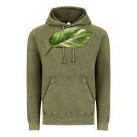 Vintage Olive Golden Pothos Leaf Vintage Hoodie - LillyAllenDesigns
