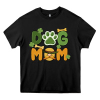 Black st. patricks day dog mom Heavy Core Tee - MaliasSmallBusiness